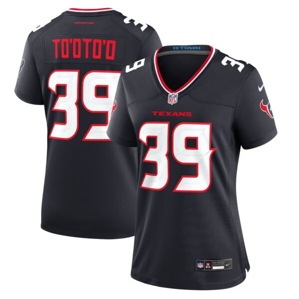 Henry To'oto'o Houston Texans Nike Women's Team Game Jersey - Navy