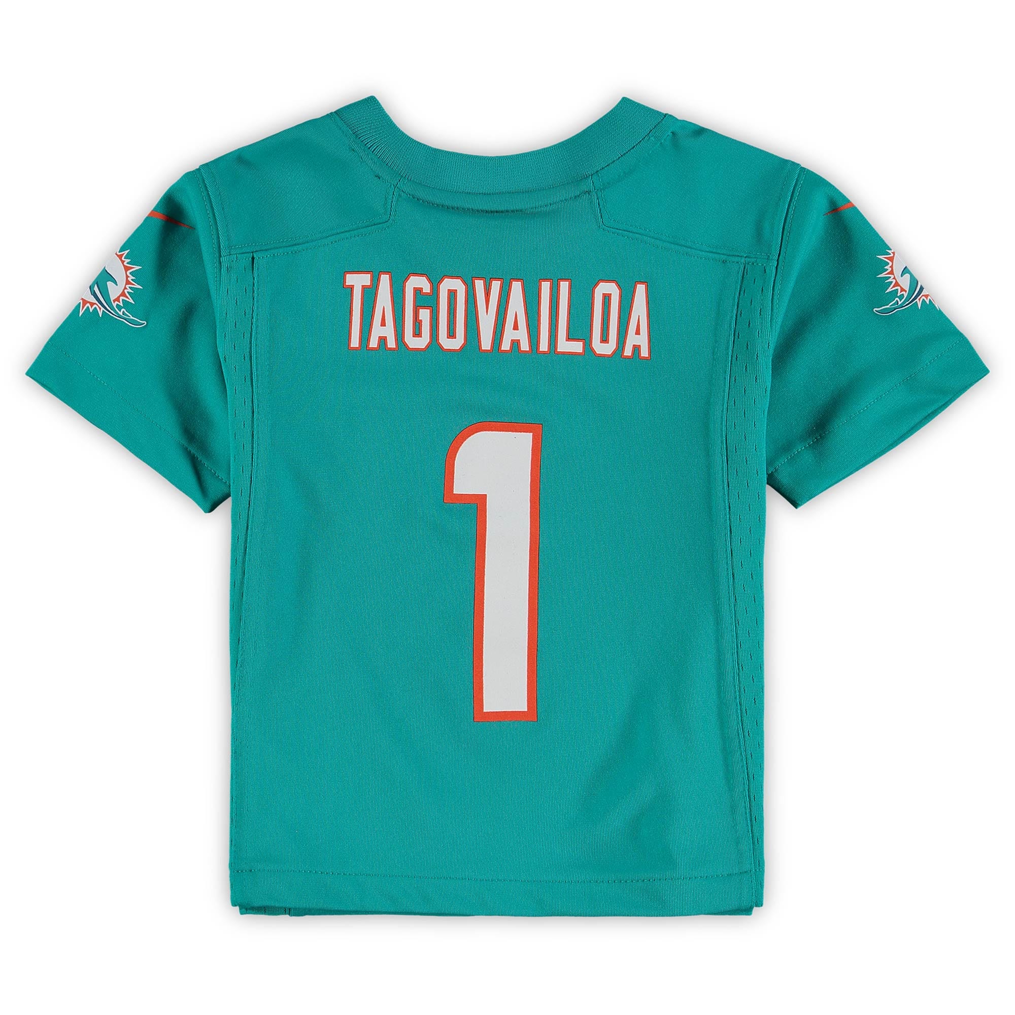 Tua Tagovailoa Miami Dolphins Nike Toddler Game Jersey - Aqua - Image 3