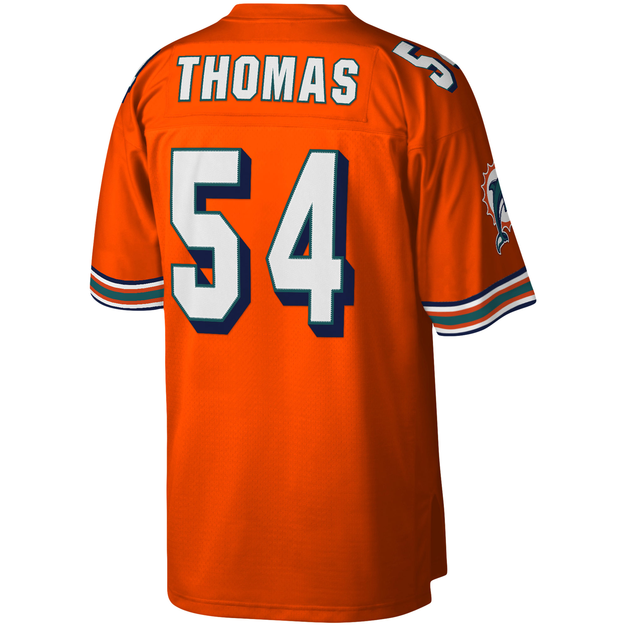 Zach Thomas Miami Dolphins Mitchell & Ness Legacy Replica Jersey - Orange - Image 3
