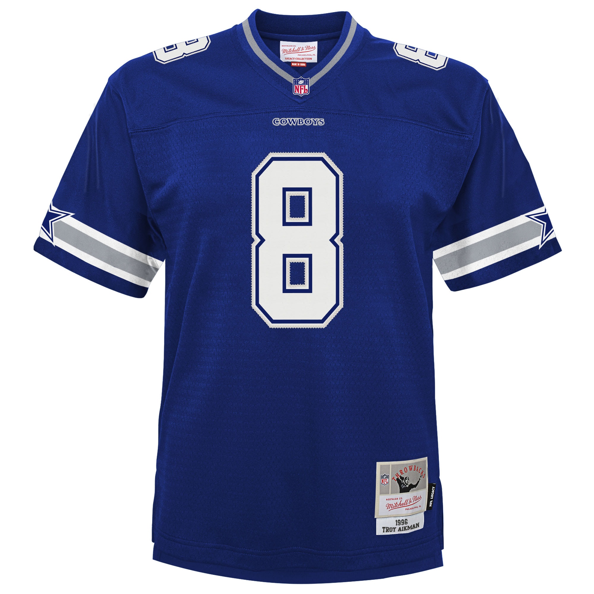 Troy Aikman Dallas Cowboys Mitchell & Ness Preschool 1996 Retired Player Legacy Jersey - Navy - Image 2