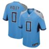 Calvin Ridley Tennessee Titans Nike Team Game Jersey - Light Blue