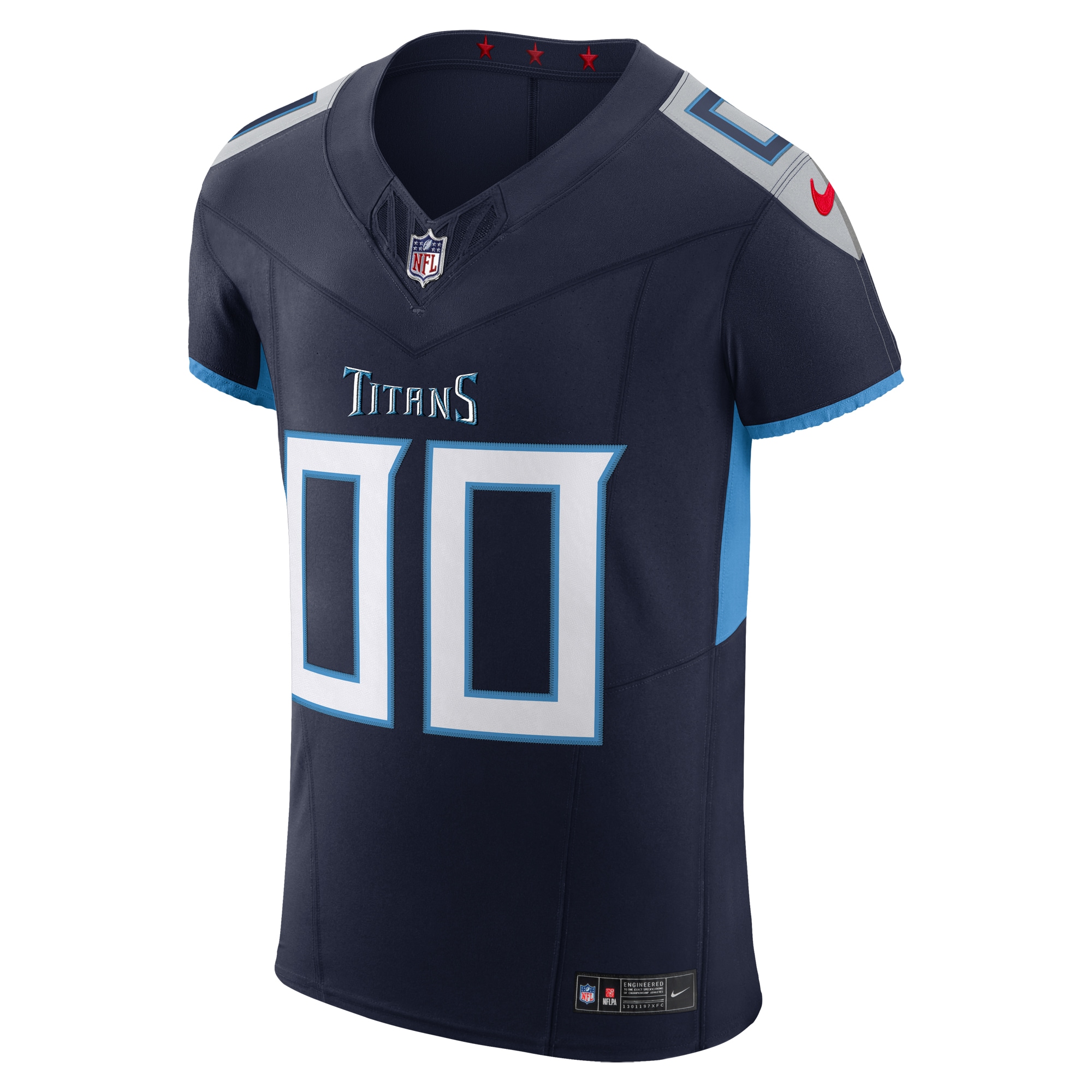 Tennessee Titans Nike Vapor F.U.S.E. Elite Custom Jersey - Navy - Image 2