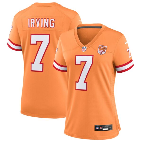 Bucky Irving Tampa Bay Buccaneers Nike Women's 50th Season Game Jersey - Creamsicle