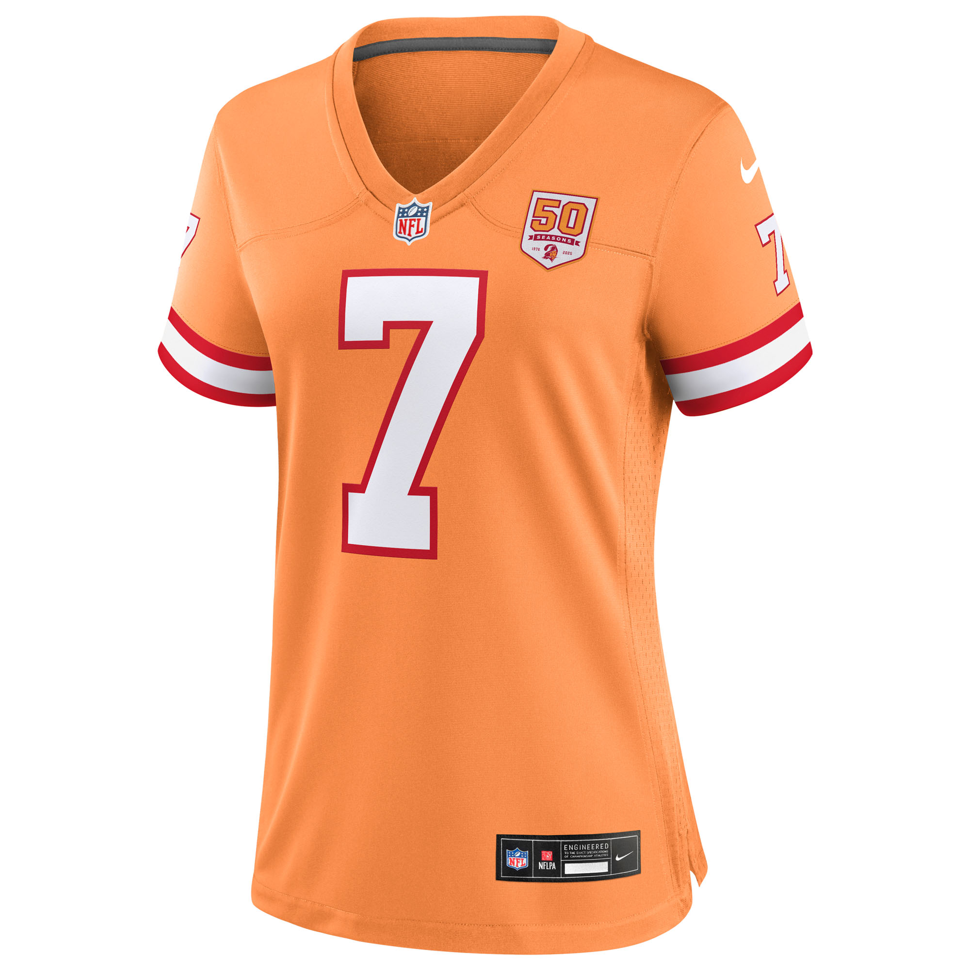 Bucky Irving Tampa Bay Buccaneers Nike Women's 50th Season Game Jersey - Creamsicle - Image 2