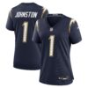 Quentin Johnston Los Angeles Chargers Nike Women's Alternate Super Chargers Game Jersey - Navy