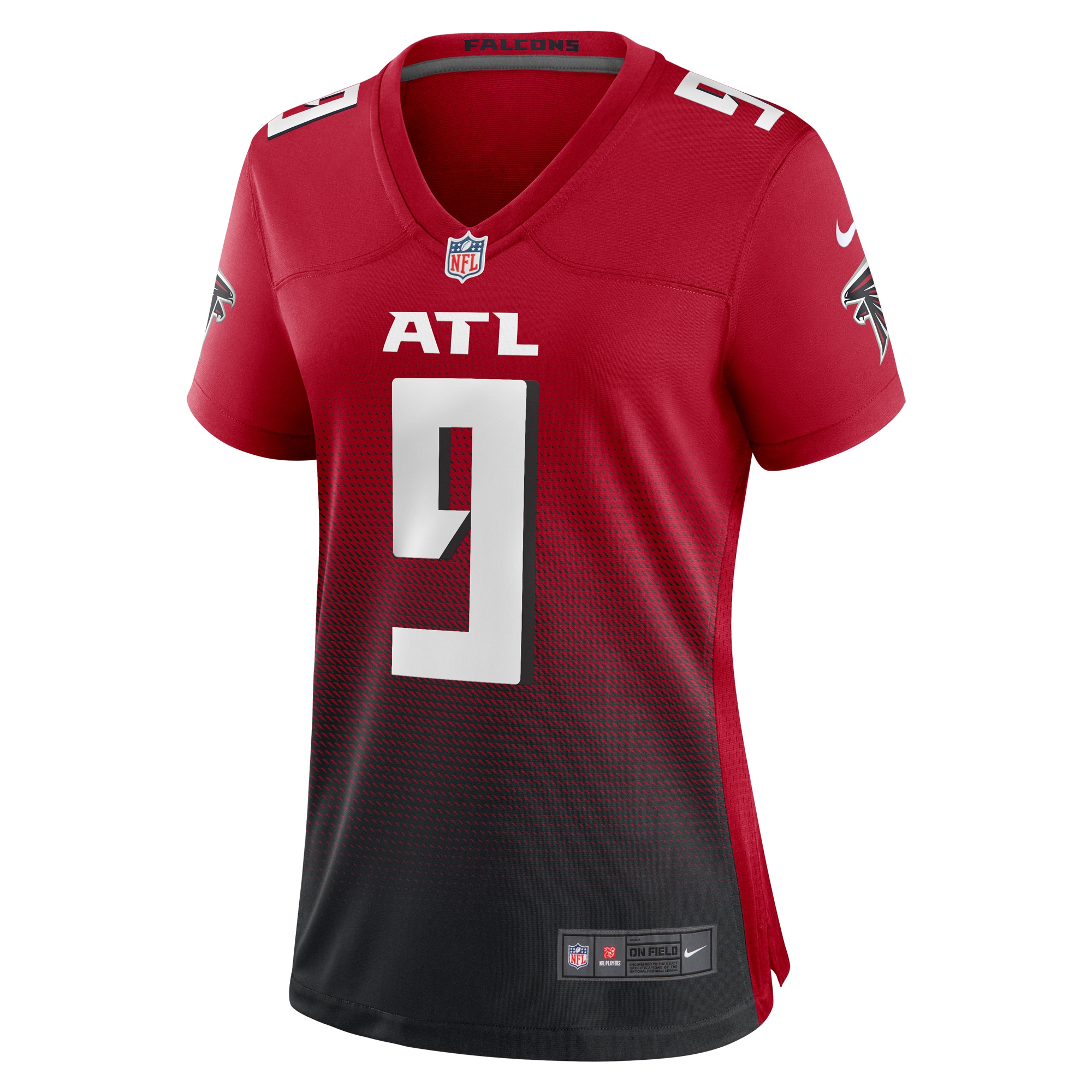 Michael Penix Jr. Atlanta Falcons Nike Women's Alternate Game Jersey - Red - Image 2