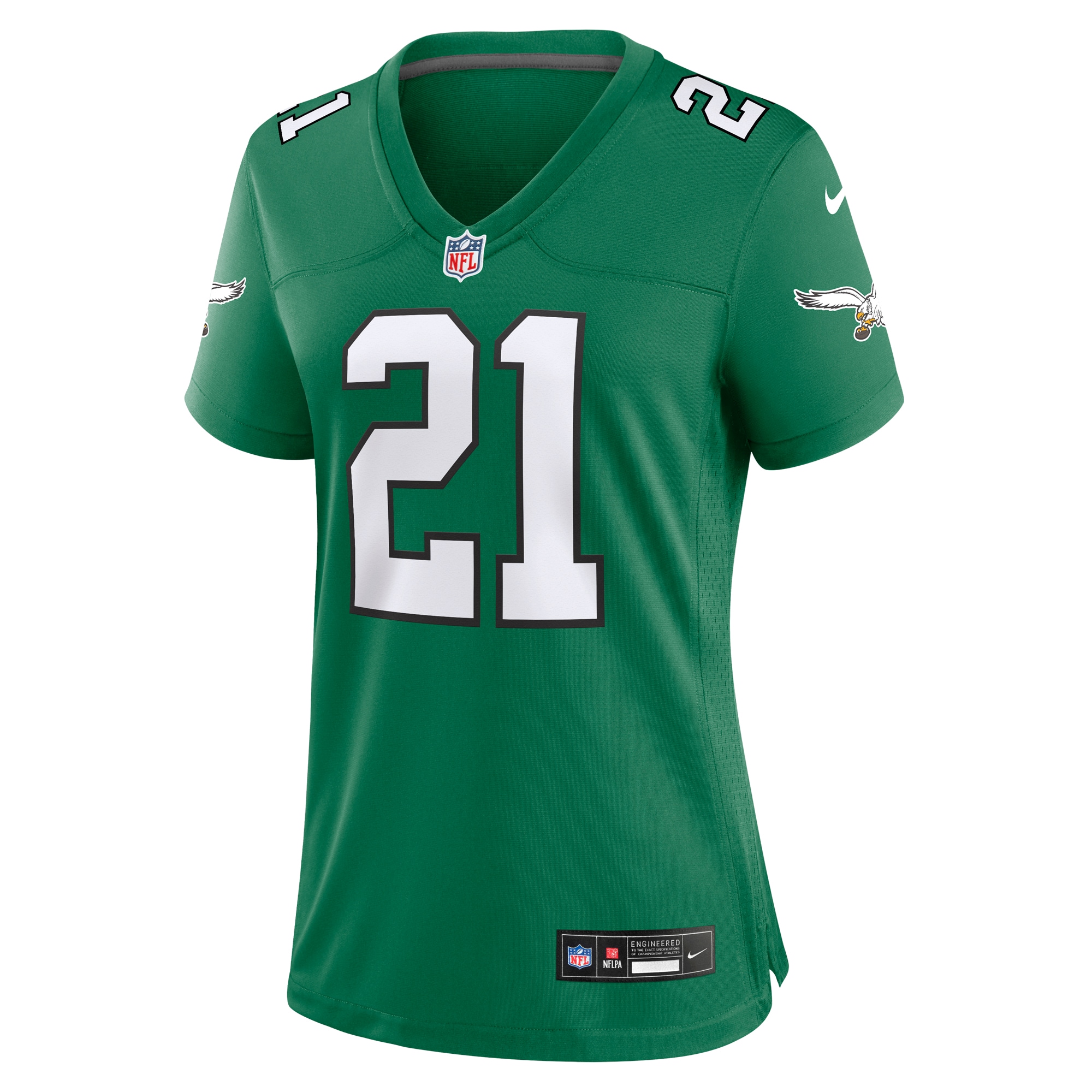 Eric Allen Philadelphia Eagles Nike Women's Alternate Game Jersey - Kelly Green - Image 2