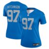 Aidan Hutchinson Detroit Lions Nike Women's Alternate Legend Player Performance Top - Blue