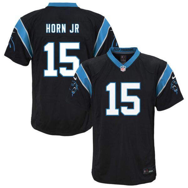 Jimmy Horn Jr. Carolina Panthers Nike Youth Team Game Jersey - Black