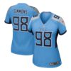 Jeffery Simmons Tennessee Titans Nike Women's Team Game Jersey - Light Blue