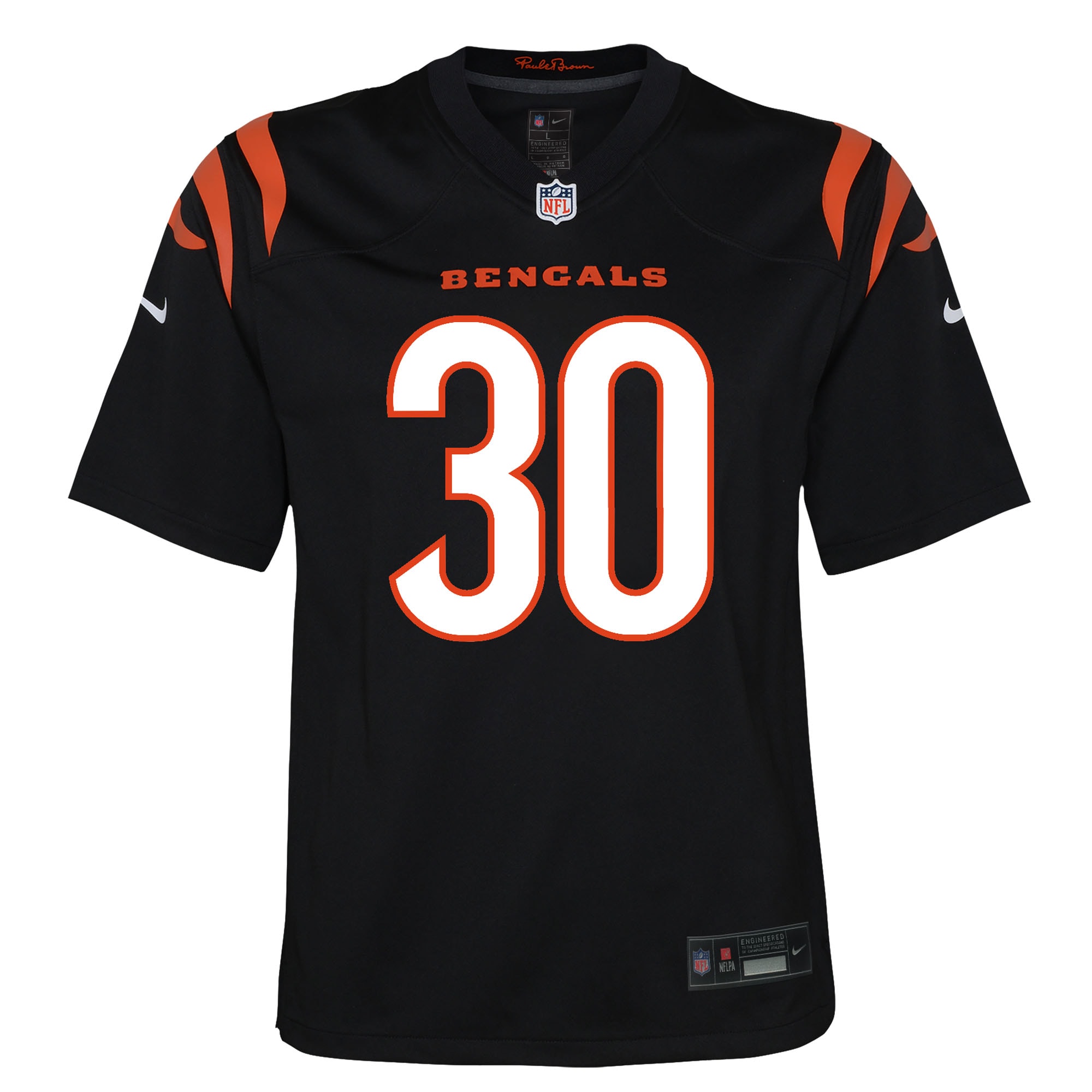 Chase Brown Cincinnati Bengals Nike Youth Youth - Black - Image 2