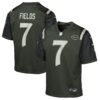 Justin Fields New York Jets Nike Youth 2025 Rivalries Collection Game Jersey - Gotham Green
