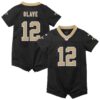 Chris Olave New Orleans Saints Nike Newborn & Infant Game Romper Jersey - Black