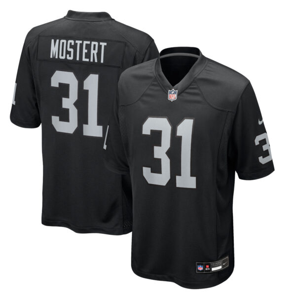 Raheem Mostert Las Vegas Raiders Nike Team Game Jersey - Black