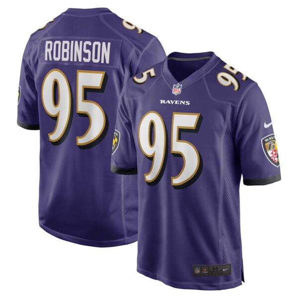 Tavius Robinson Baltimore Ravens Nike Team Game Jersey - Purple