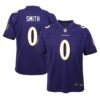 Roquan Smith Baltimore Ravens Nike Youth Game Jersey - Purple