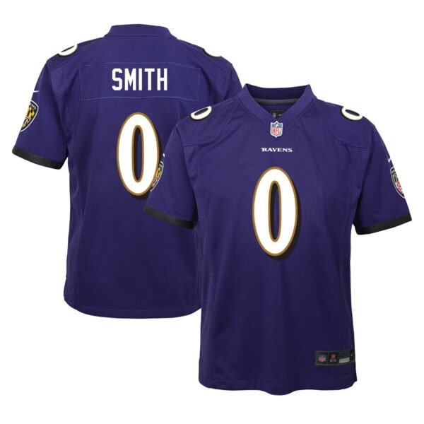 Roquan Smith Baltimore Ravens Nike Youth Game Jersey - Purple