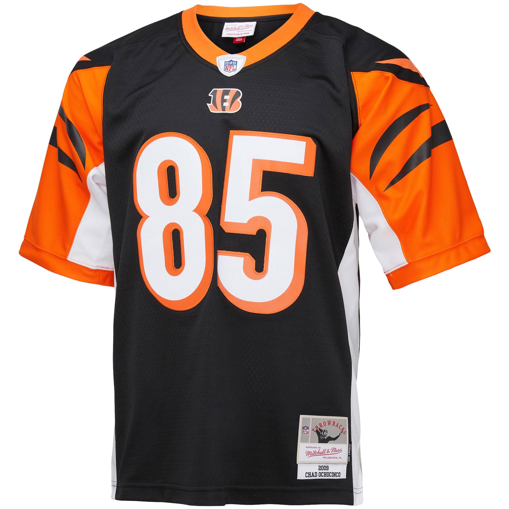 Chad Ochocinco Cincinnati Bengals Mitchell & Ness Big & Tall 2009 Retired Player Replica Jersey - Black - Image 2