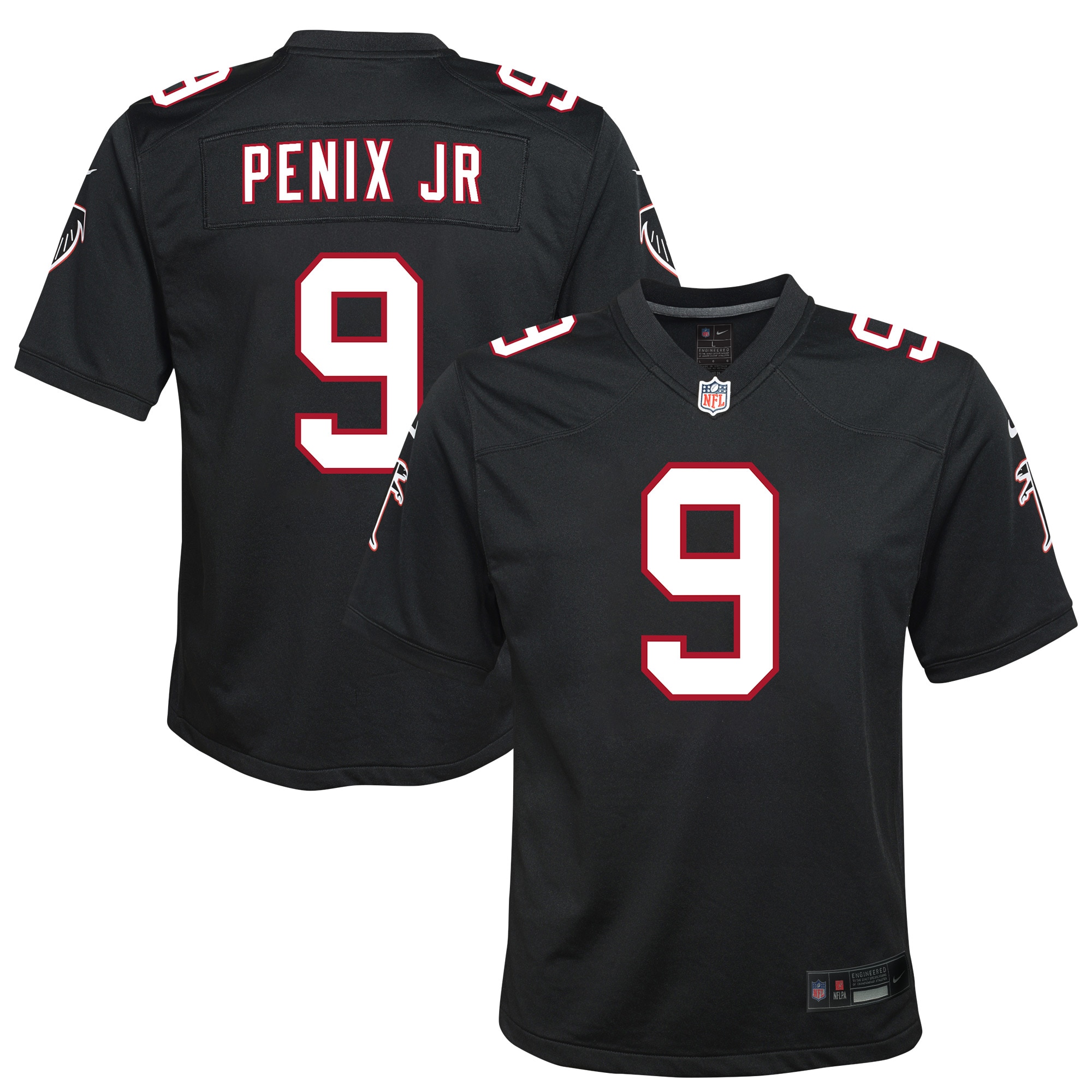 Michael Penix Jr. Atlanta Falcons Nike Youth Alternate Game Jersey - Black