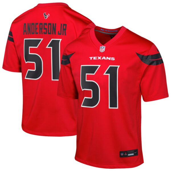Will Anderson Jr. Houston Texans Nike Youth Game Jersey - Red