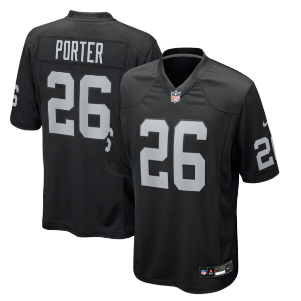 Darien Porter Las Vegas Raiders Nike Team Game Jersey - Black
