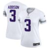 Jordan Addison Minnesota Vikings Nike Women's Alternate Legend Player Performance Top - White