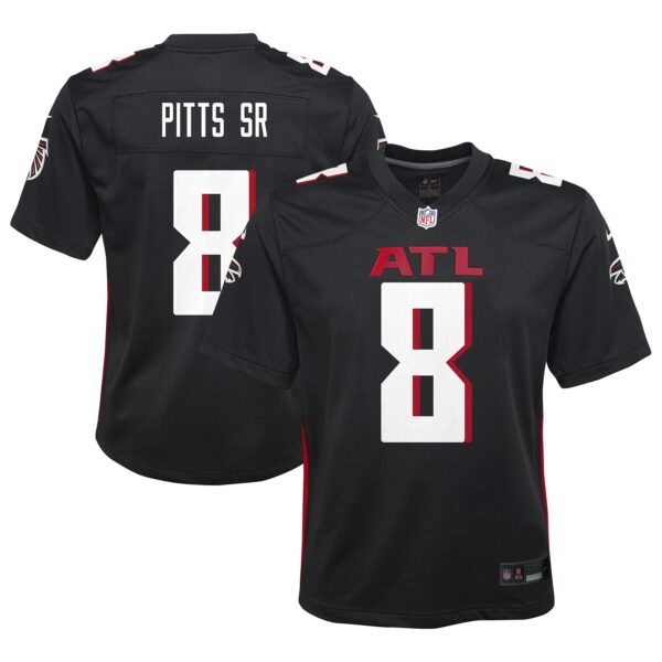 Kyle Pitts Sr. Atlanta Falcons Nike Youth Game Jersey - Black