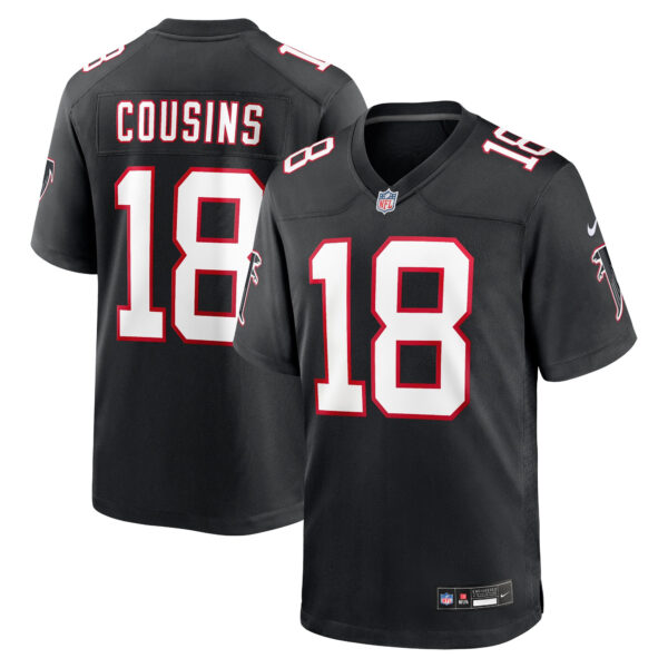 Kirk Cousins Atlanta Falcons Nike Youth Game Jersey - Black