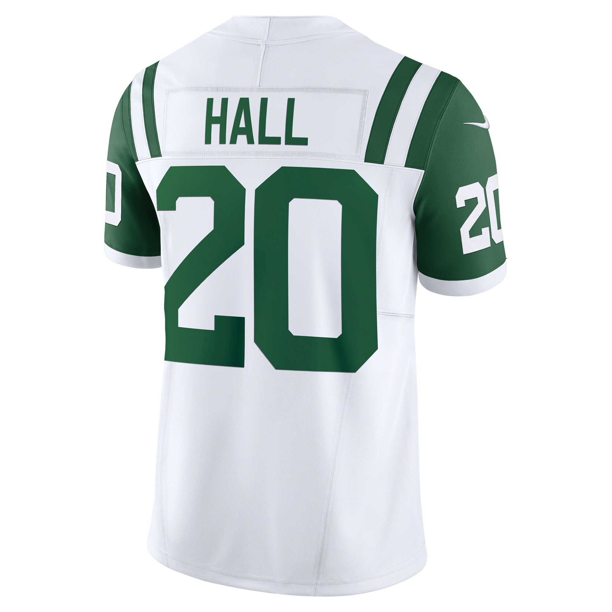 Breece Hall New York Jets Nike Classic Alternate Vapor F.U.S.E. Limited Jersey - White - Image 3