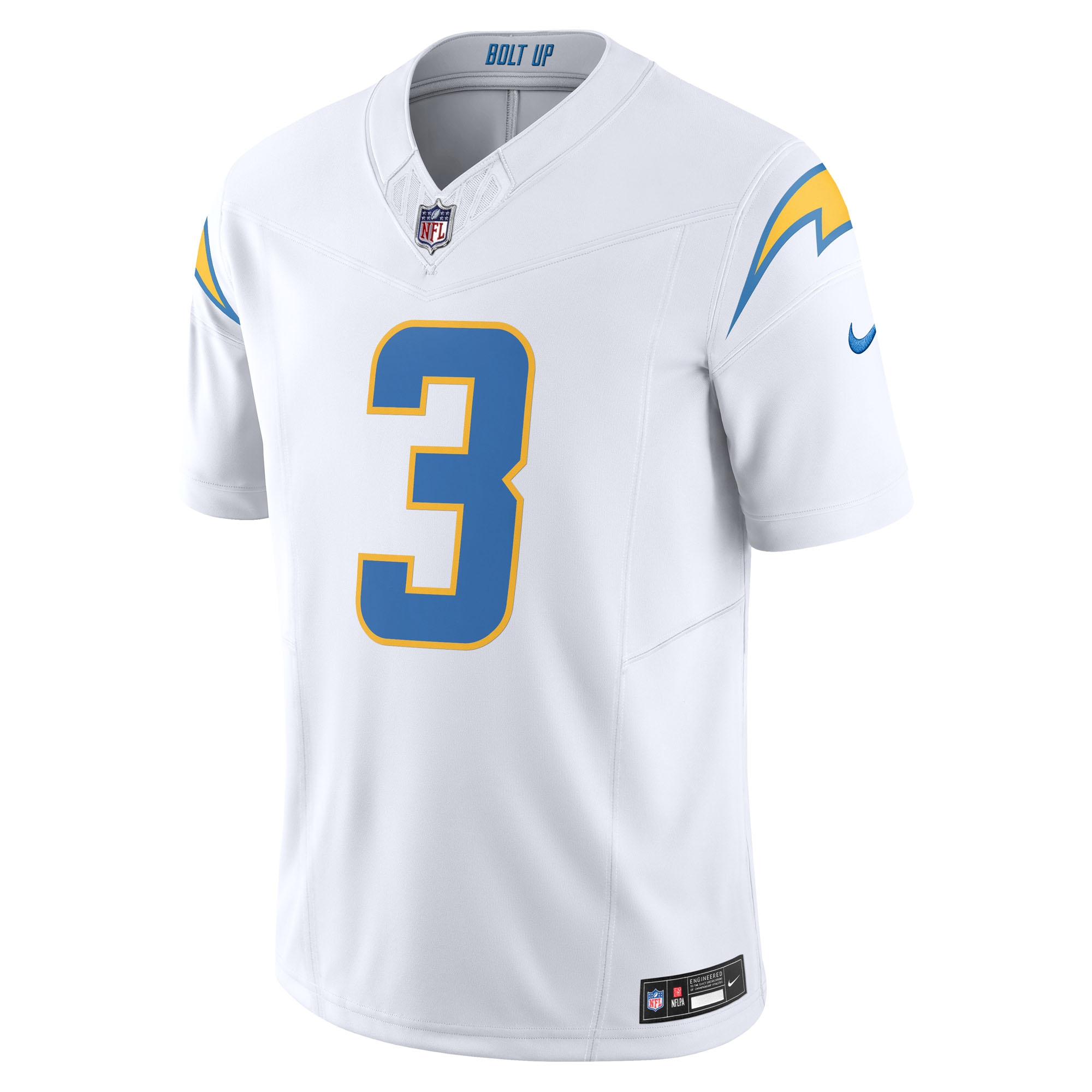 Derwin James Jr. Los Angeles Chargers Nike Vapor F.U.S.E. Limited Jersey - White - Image 2