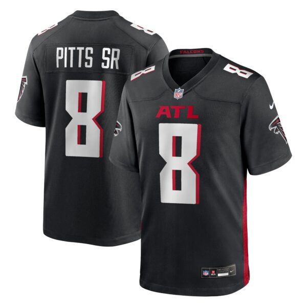 Kyle Pitts Sr. Atlanta Falcons Nike Team Game Jersey - Black