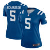 Anthony Richardson Indianapolis Colts Nike Women's Legend Player Performance Top - Royal