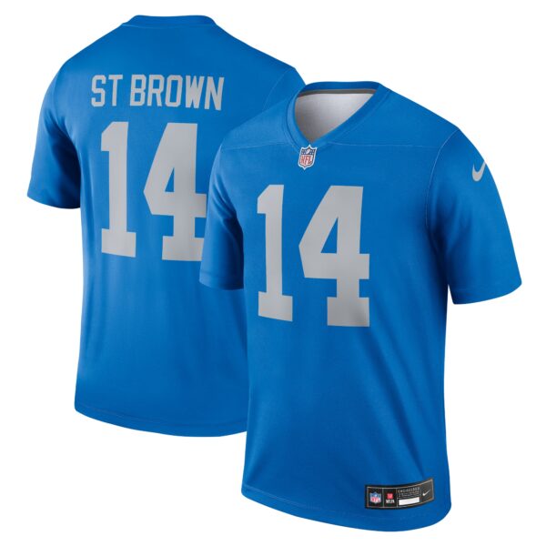 Amon-Ra St. Brown Detroit Lions Nike Legend Player Performance Top - Blue