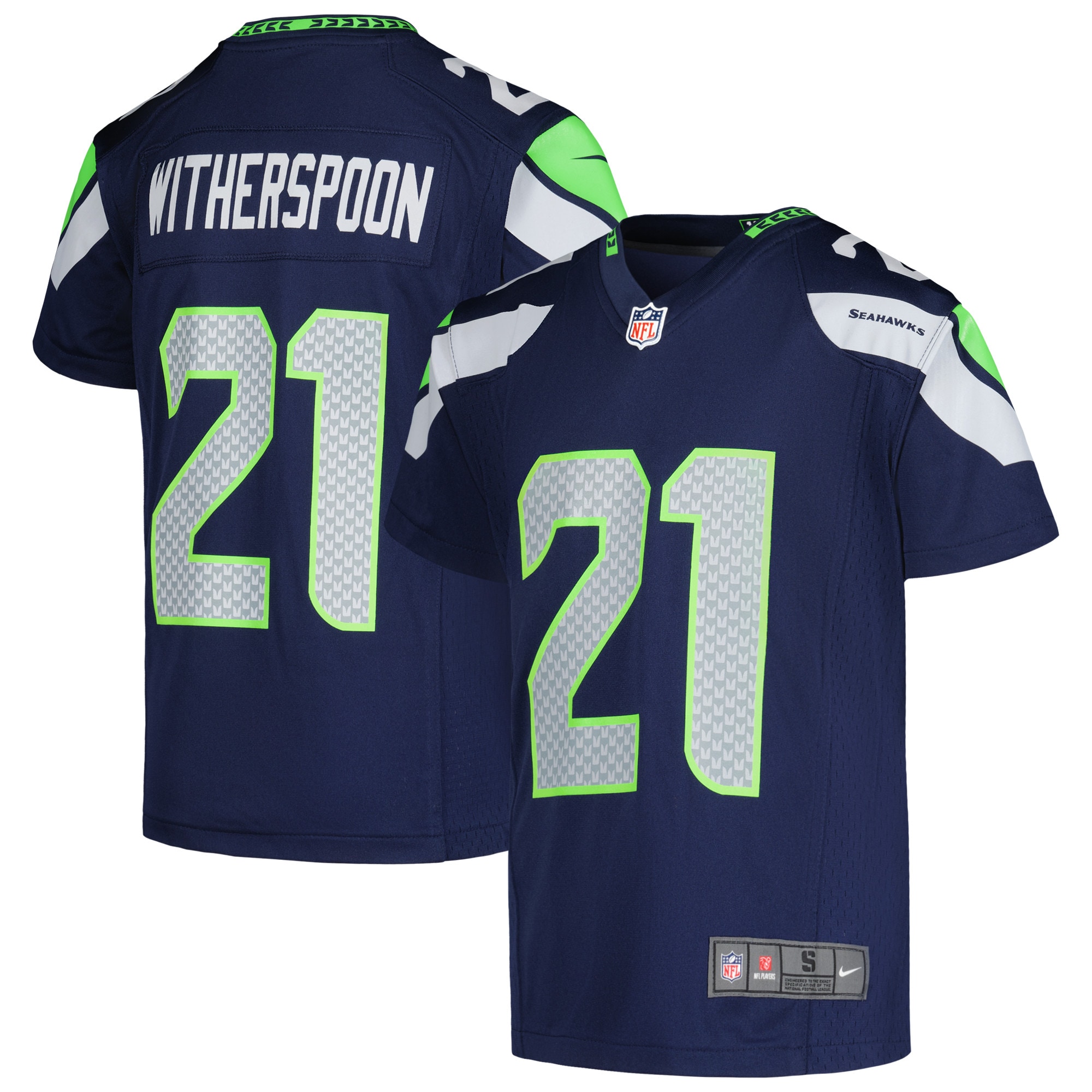12th Fan Seattle Seahawks Nike Youth Game Jersey - College Navy