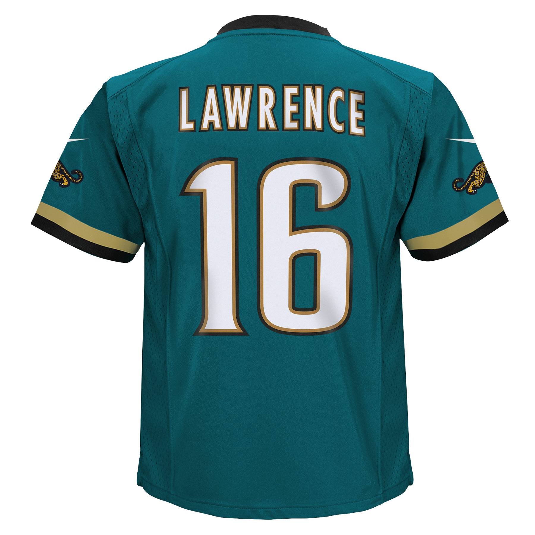 Trevor Lawrence Jacksonville Jaguars Nike Infant Alternate Prowler Throwback Player Game Jersey - Teal - Image 3