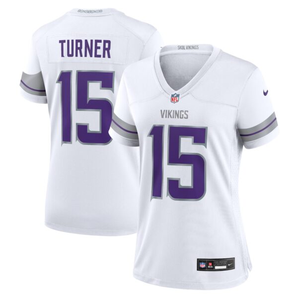 Dallas Turner Minnesota Vikings Nike Women's Alternate Game Jersey - White