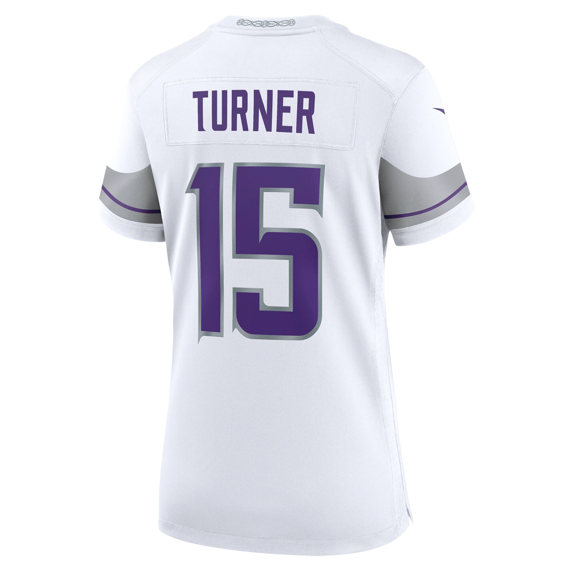 Dallas Turner Minnesota Vikings Nike Women's Alternate Game Jersey - White - Image 3