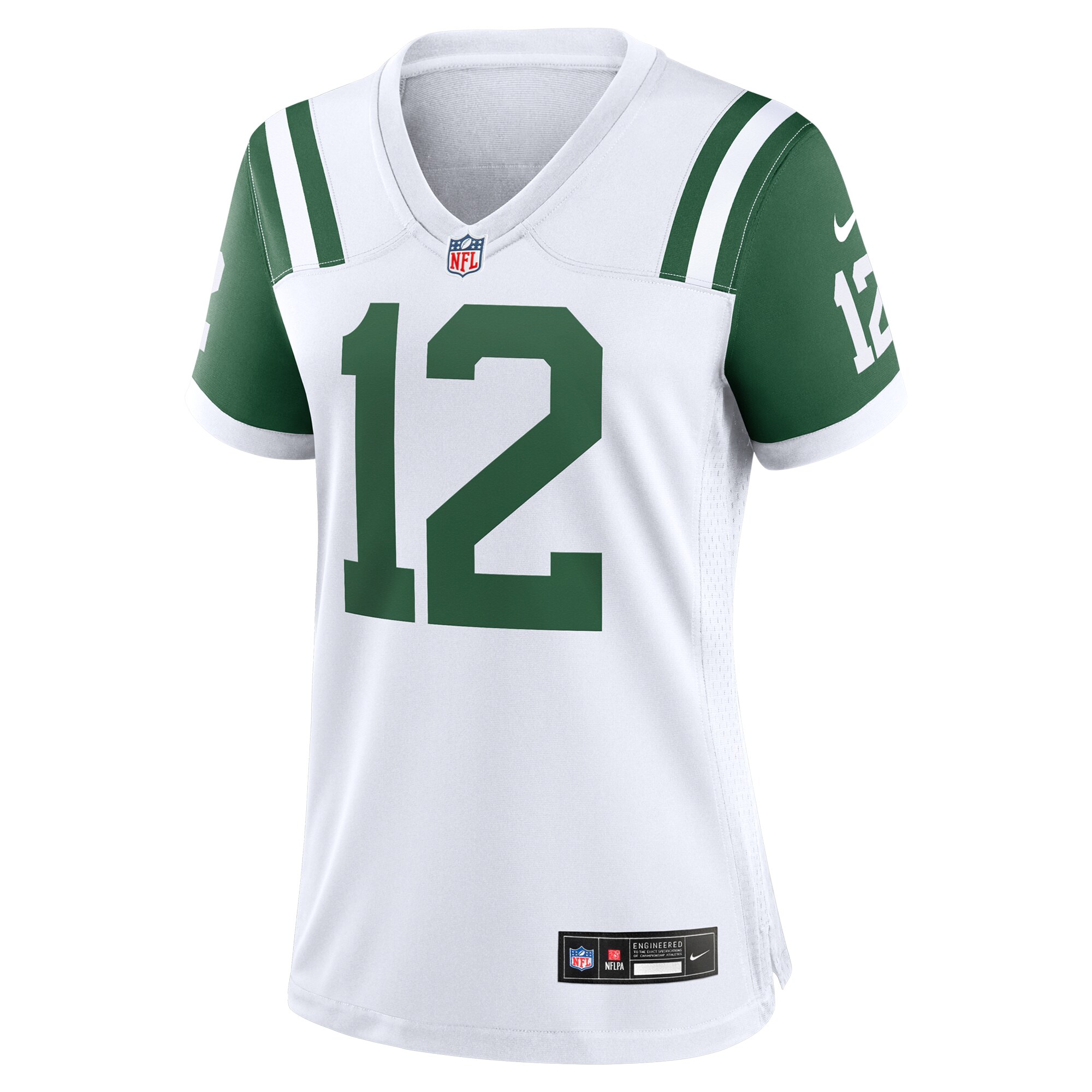 Joe Namath New York Jets Nike Women's Classic Alternate Retired Player Game Jersey - White - Image 2