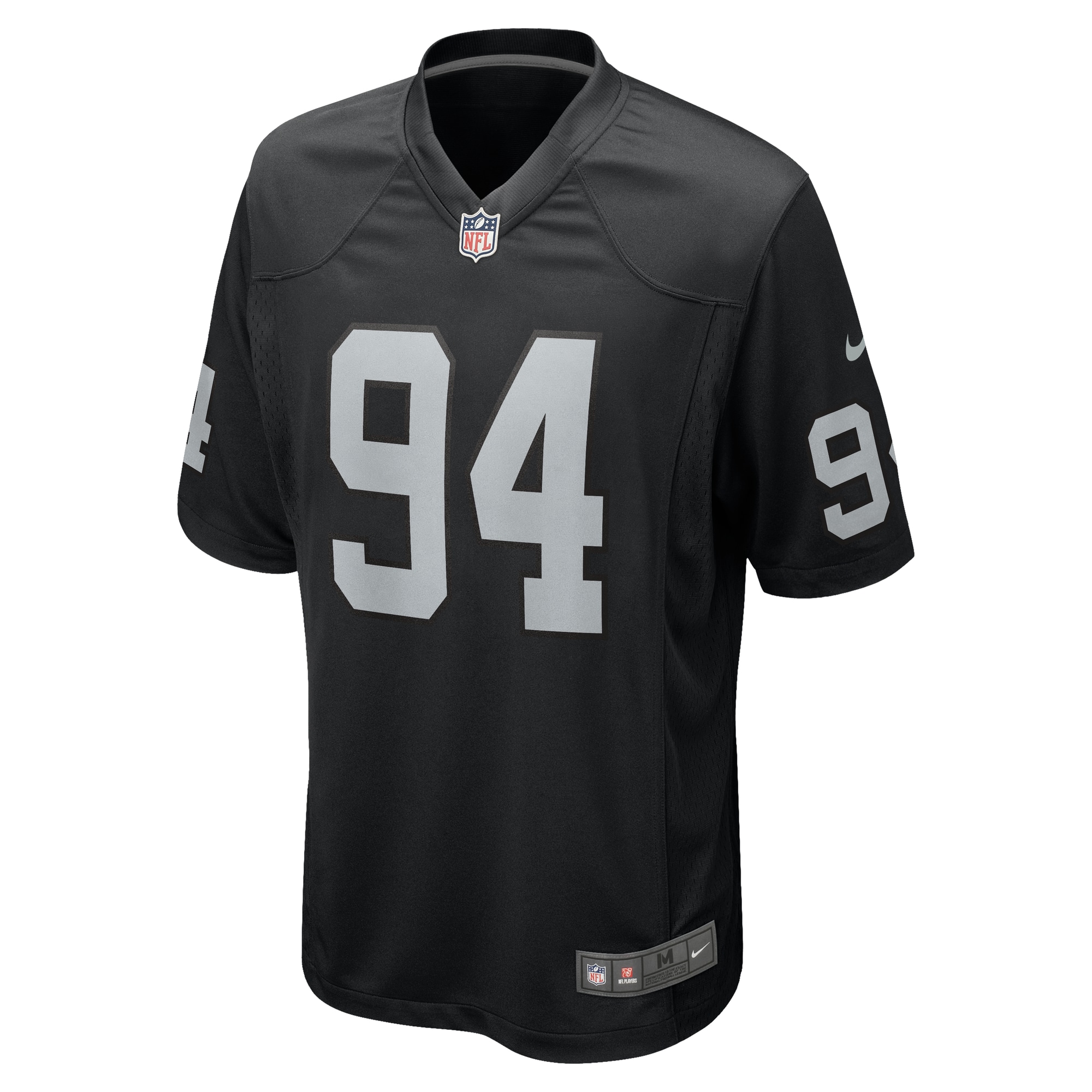 Christian Wilkins Las Vegas Raiders Nike Team Game Jersey - Black - Image 2