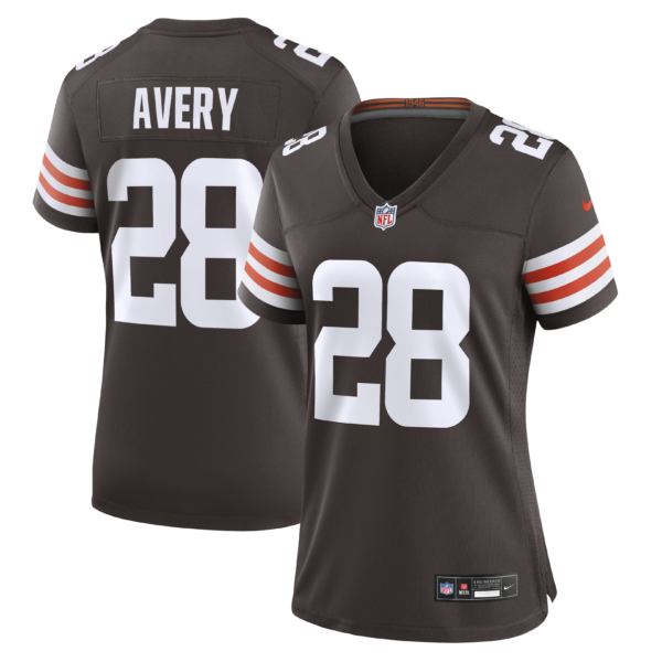 Tre Avery Cleveland Browns Nike Women's Team Game Jersey - Brown