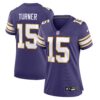 Dallas Turner Minnesota Vikings Nike Women's Alternate Game Jersey - Purple