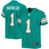 Tua Tagovailoa Miami Dolphins Nike Youth Game Jersey - Aqua