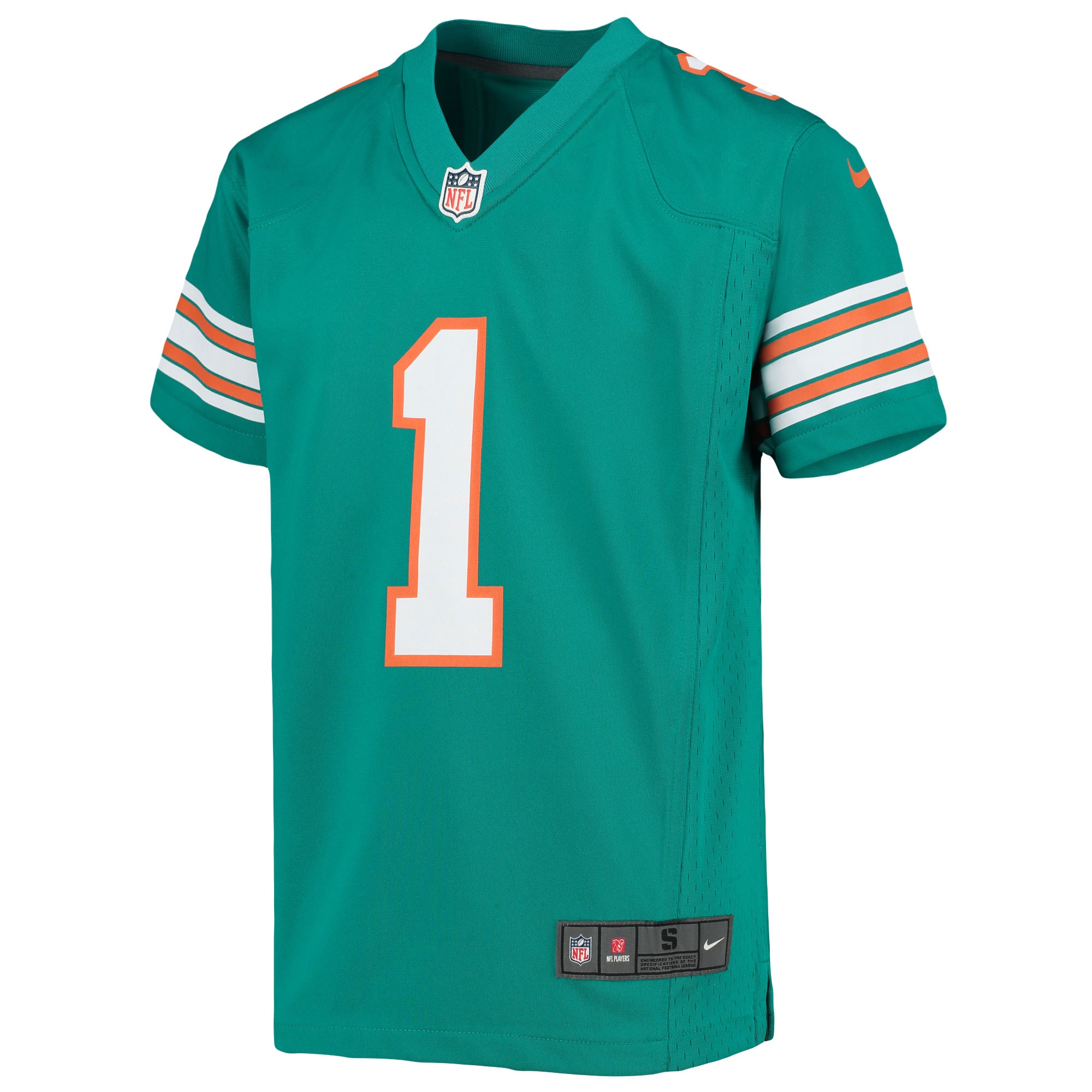 Tua Tagovailoa Miami Dolphins Nike Youth Game Jersey - Aqua - Image 2