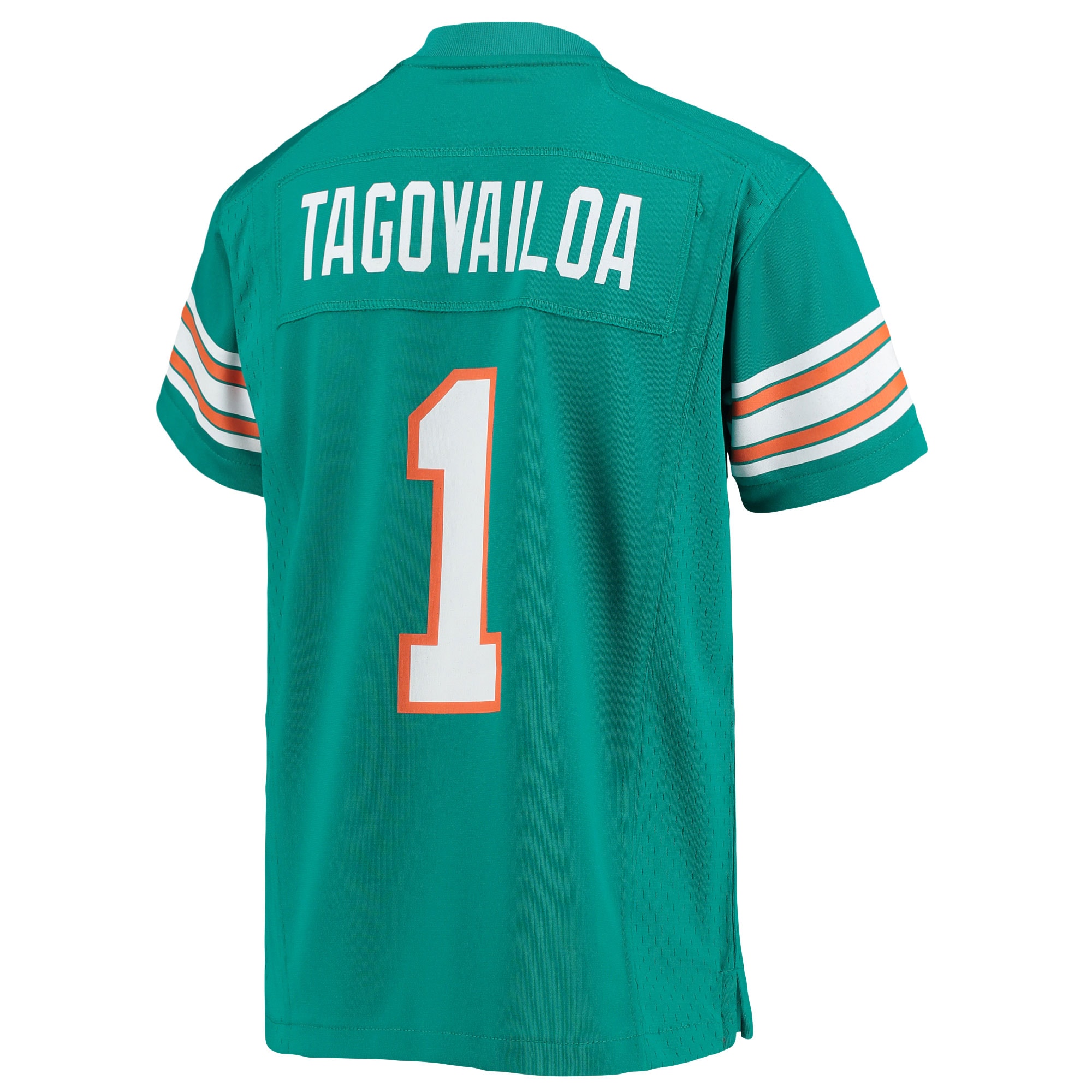 Tua Tagovailoa Miami Dolphins Nike Youth Game Jersey - Aqua - Image 3