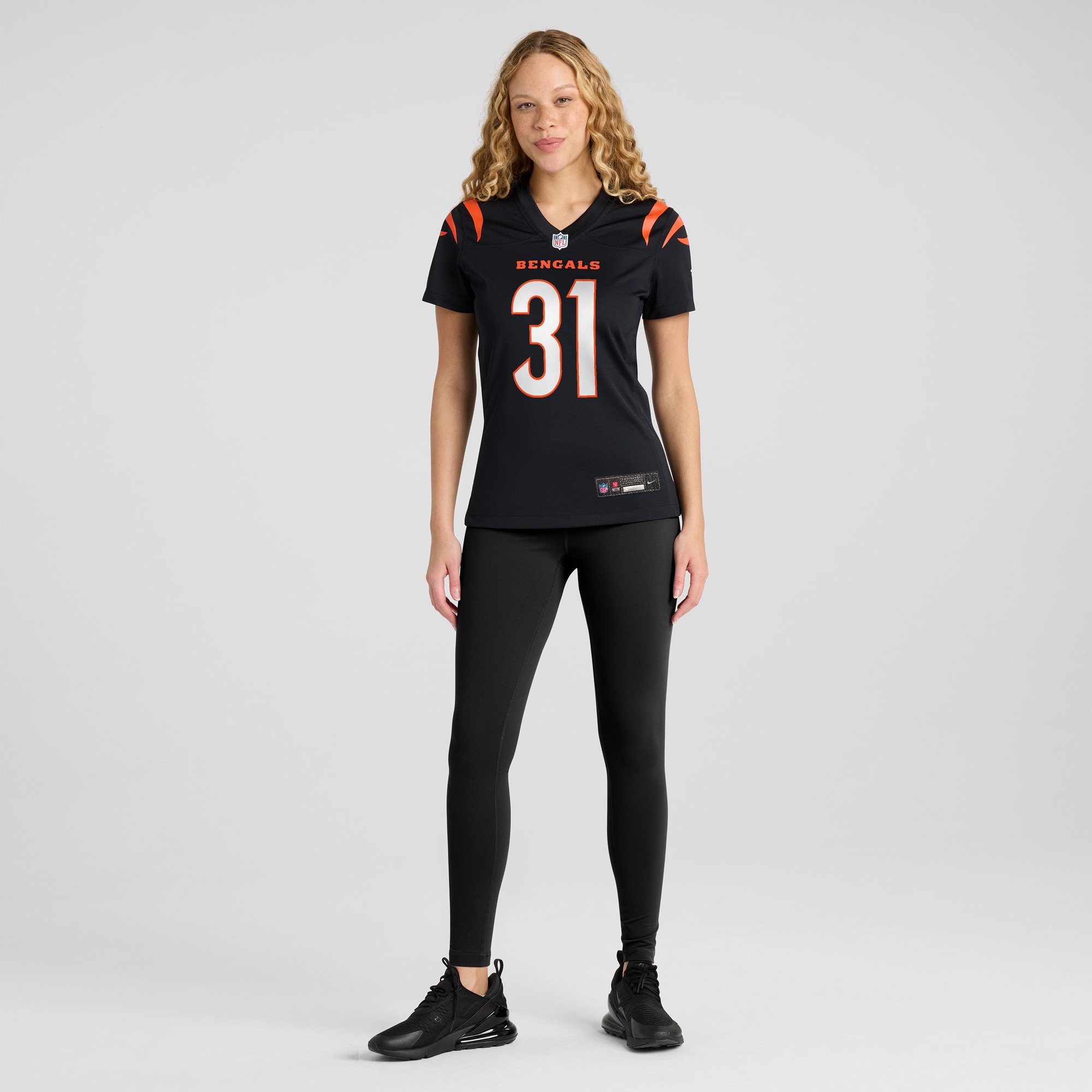 Ickey Woods Cincinnati Bengals Nike Women's Retired Player Game Jersey - Black - Image 3
