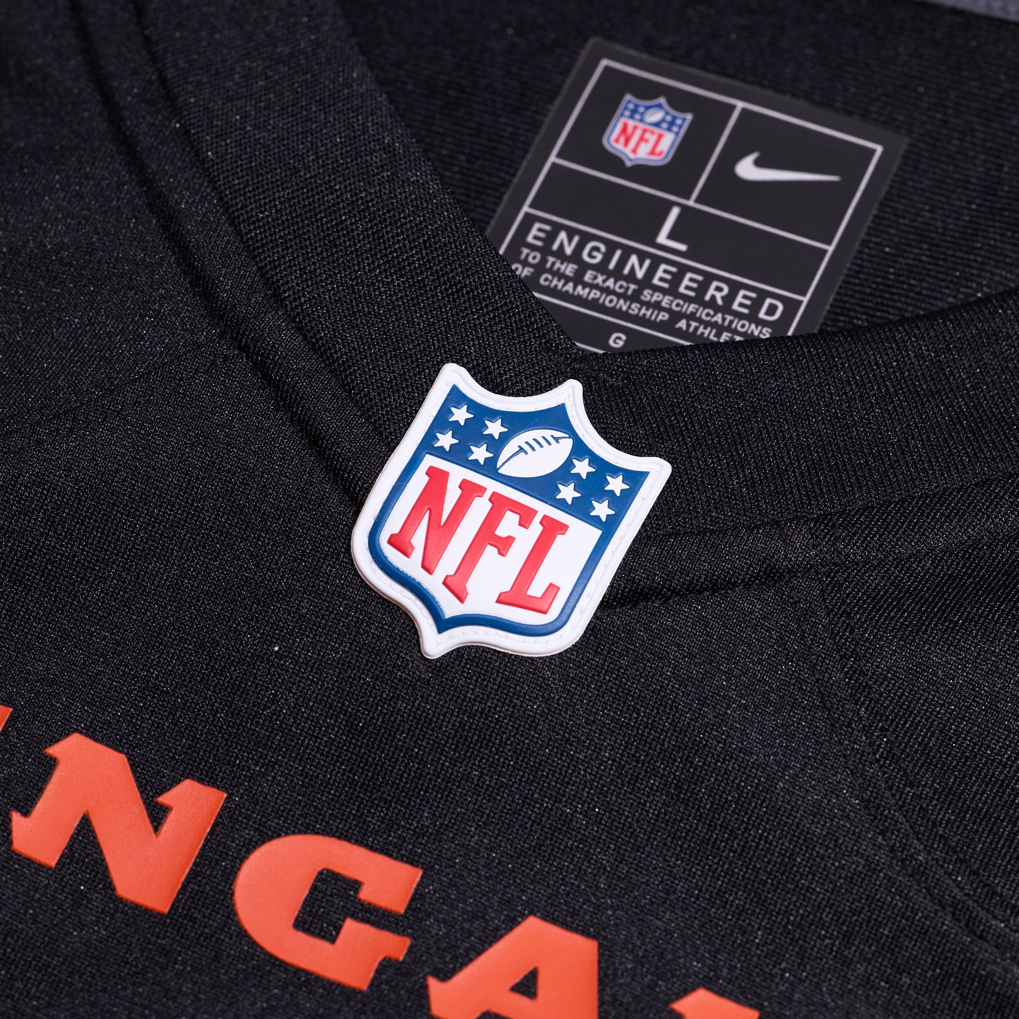 Joseph Ossai Cincinnati Bengals Nike Game Jersey - Black - Image 3
