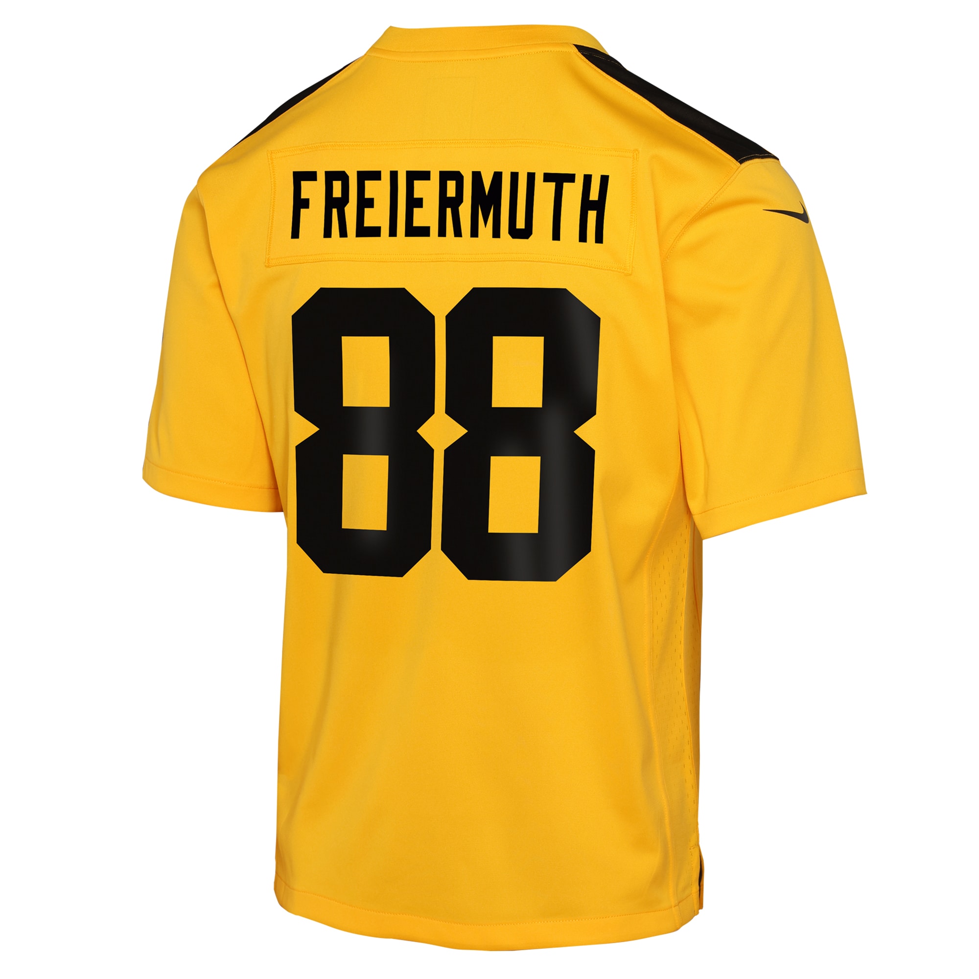 Pat Freiermuth Pittsburgh Steelers Nike Youth Alternate 1933 Throwback Game Jersey - Gold - Image 3