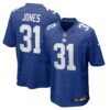 Nic Jones New York Giants Nike Team Game Jersey - Royal