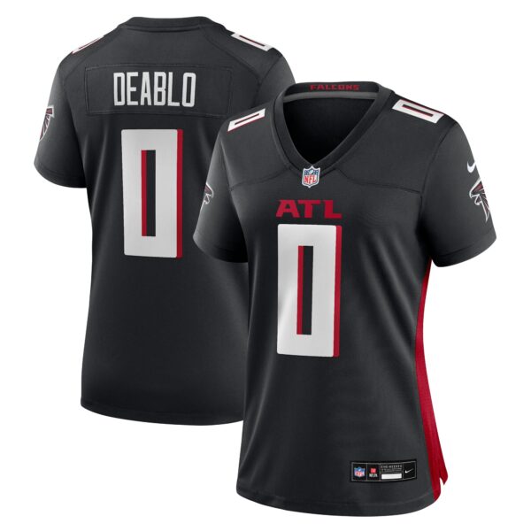 Divine Deablo Atlanta Falcons Nike Women's Team Game Jersey - Black
