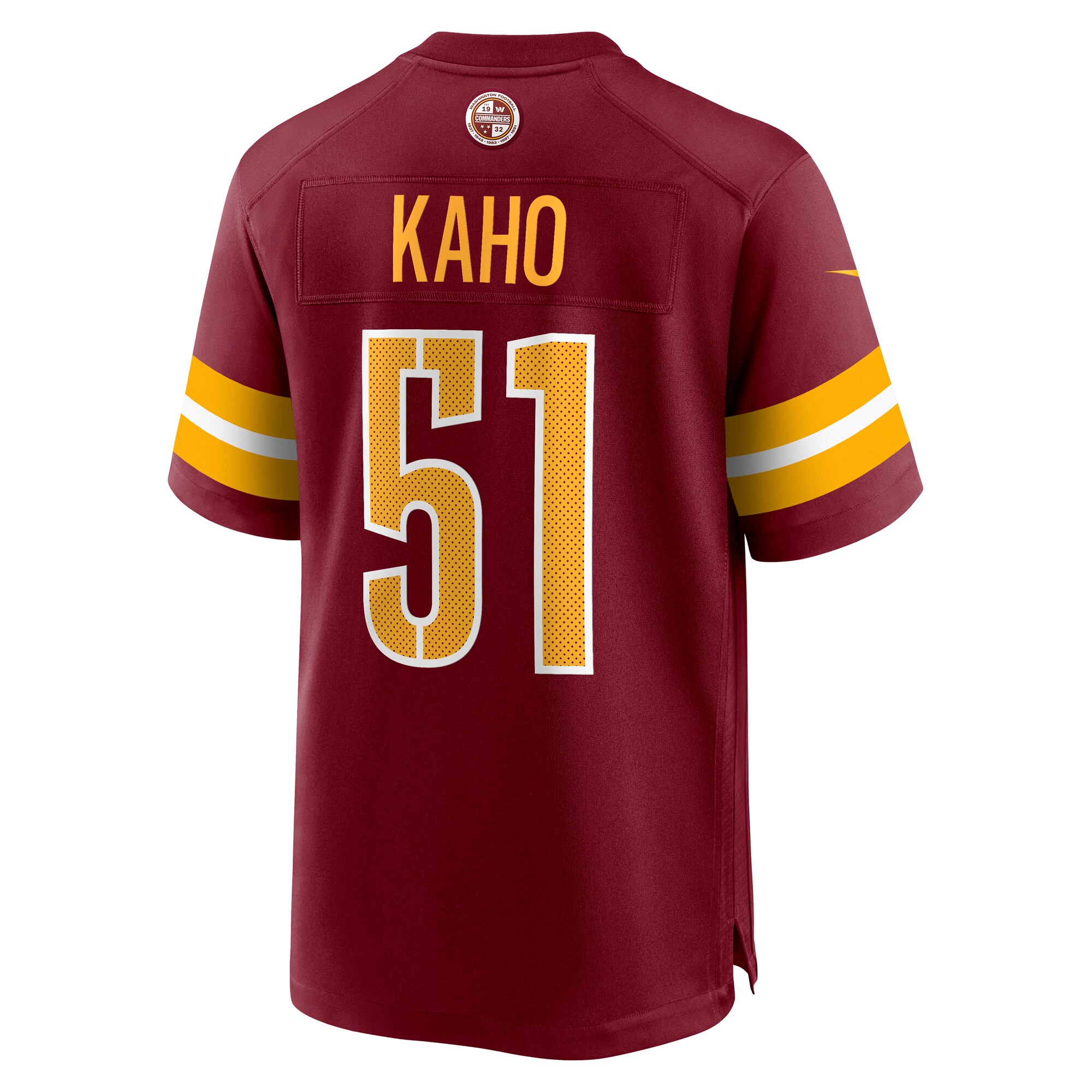 Ale Kaho Washington Commanders Nike Team Game Jersey - Burgundy - Image 3